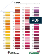 RAYON THREAD COLOR REFERENCE CHART