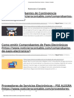 Comprobantes Electrónicos Archivos - Noticiero Contable