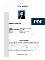 Hoja de Vida Adriana Garcia PDF