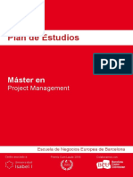 Plan de Estudios - Master en Project Management