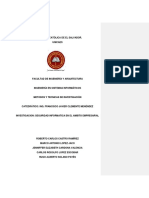 Seguridad Informática en El Ámbito Empresarial