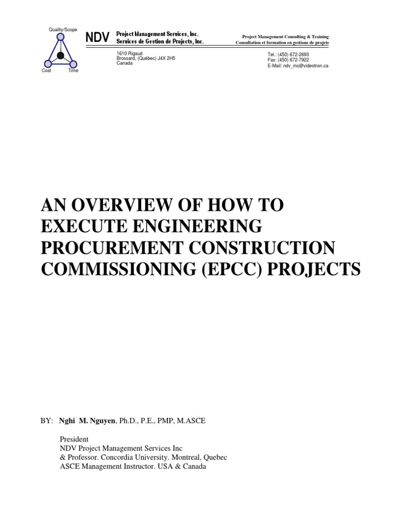 An Overview of How To Execute Engineerin PDF | PDF | Project Management ...