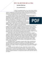 El Sentido de La Vida, de Antonio Medrano