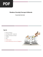 Database Security Concepts & Attacks: Prepared By: Ruba Ardah