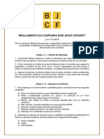 Regulamento Da Confraria CFBJ