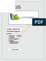 Competitividad internacional: un enfoque empresarial