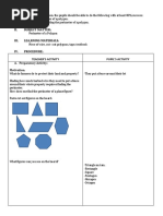 Perimeter of Polygons Lesson Plan | PDF | Polygon | Lesson Plan