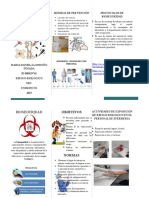 Bioseguridad en El Personal de Enfermeria Folleto