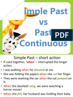 Simple Past Vs Past Continuous