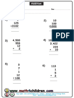 Addition 1 2 3 Digits PDF