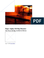 Piper Alpha Oil Rig Disaster