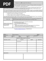 Communication Plan Template PDF