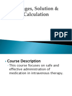 5 Dosages, Solution & Calculation