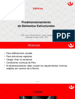 Pre Dimensionamiento de Estructuras