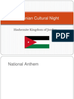 Introduction To Jordan For Jordanian Cultural Night