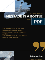 Cultural aspects and history of messages in bottles