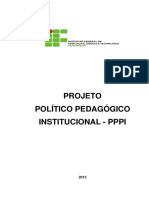 Projeto Político Pedagógico do IFPE