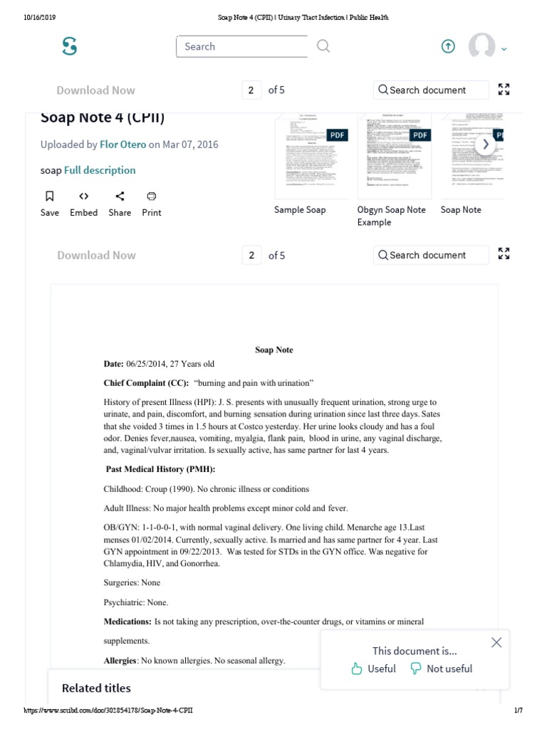 Soap N Urinary Tract Infection Public Health PDF Animal Anatomy