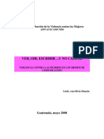 Medios y violencia contra mujeres