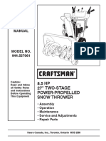 Craftsman Snowblower