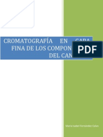 Cromatografia en Capa Fina de Los Componentes Del Cannabis Csif