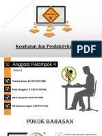 Kesehatan Dan Produktivitas Kerja