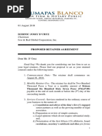 Proposed Retained Agreement