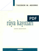 Adorno RuyaKayitlari PDF