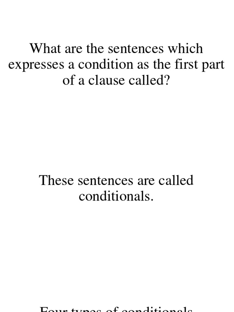 Understanding Conditionals in English | PDF | Travel | Foreign Language ...