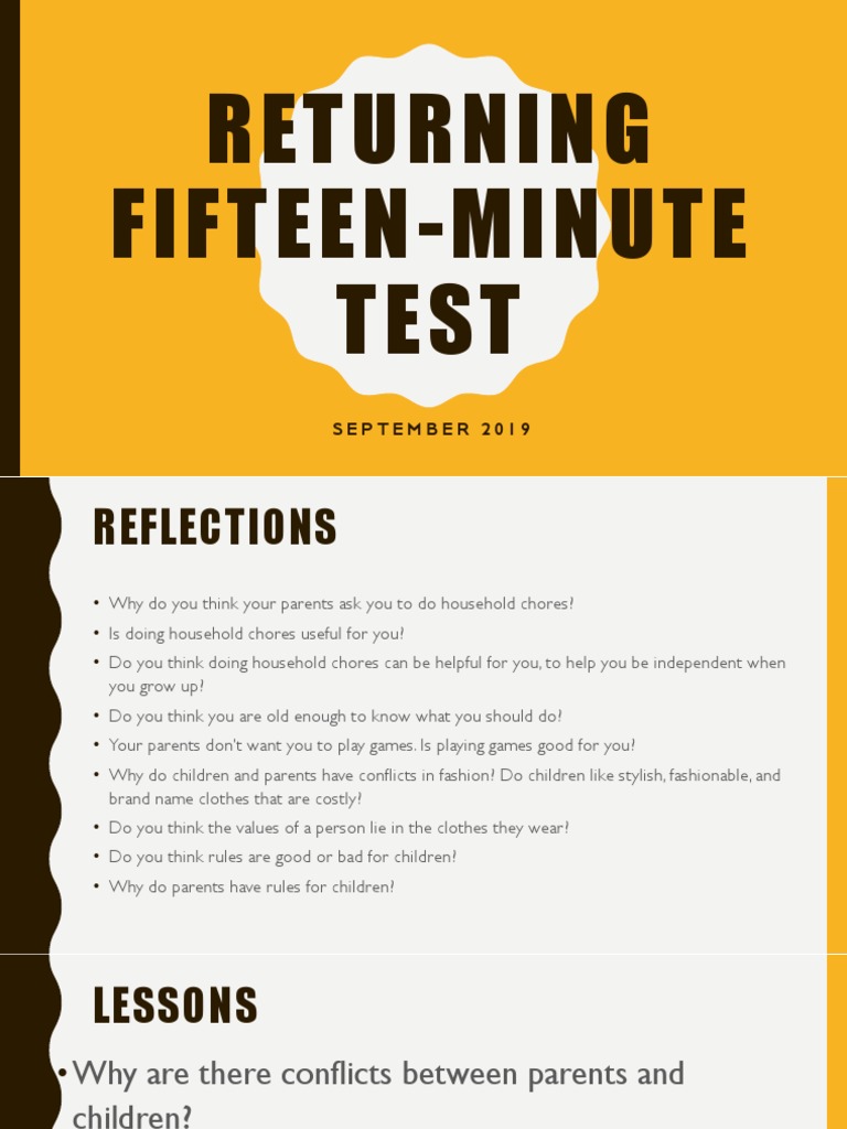 Returning Papers - Questions For Discussions | PDF