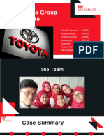 The Toyota Group & Aisin Fire