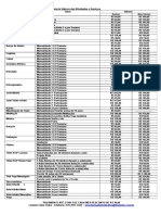 Tabela de Valores e Horários Ltc 1