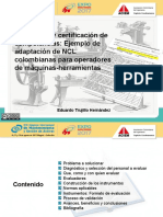 Evaluación y Certificación de Competencias: Ejemplo de Adaptación de NCL Colombianas para Operadores de Máquinas-Herramientas