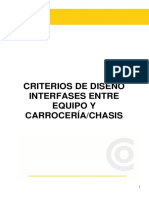 Criterios de Diseño Interfase Entre Equipos y Carrocería