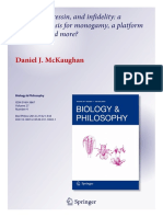 Mckaughan, Daniel (2012) Voles, Vasopressin, and Infidelity Biology and Philosophy