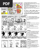 Ironia e Humor - Tirinhas