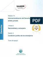 Condición jurídica de los extranjeros en México