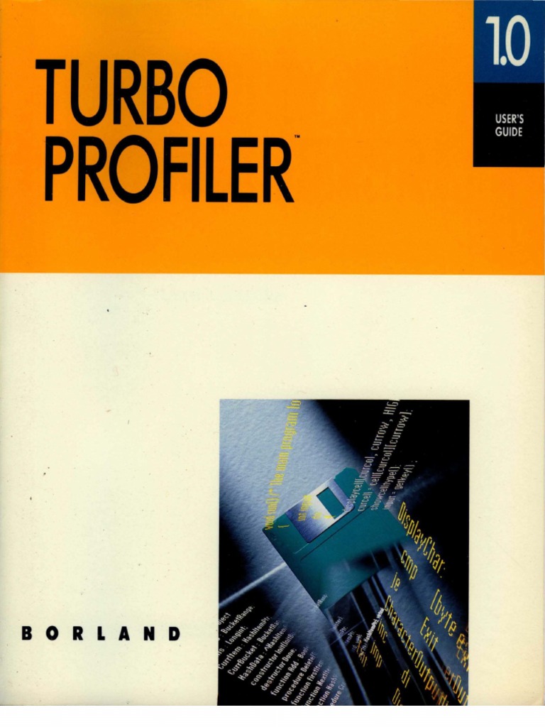 Turbo Profiler 1.0 Users Guide 1990 | PDF | Command Line Interface ...