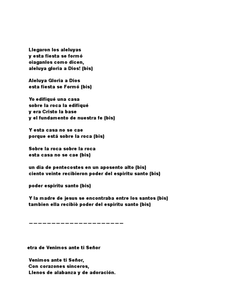 Letras De Canciones Cristo Titulo Religion Y Creencia Vengo ante ti, señor, con el alma destrozada. scribd