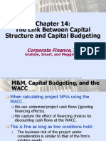 The Link Between Capital Structure and Capital Budgeting: Corporate Finance