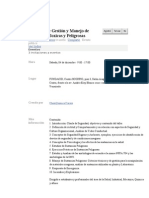 Taller sobre Gestión y Manejo de Sustancias Toxicas y Peligrosas