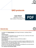 QKD Protocols: Joyee Ghosh