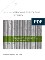 Day One:: Deploying BGP Routing Security