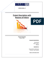 Project Description With Reasons of Failure: Gulshan Campus - II