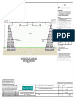 Typical Section For Gabion Wall