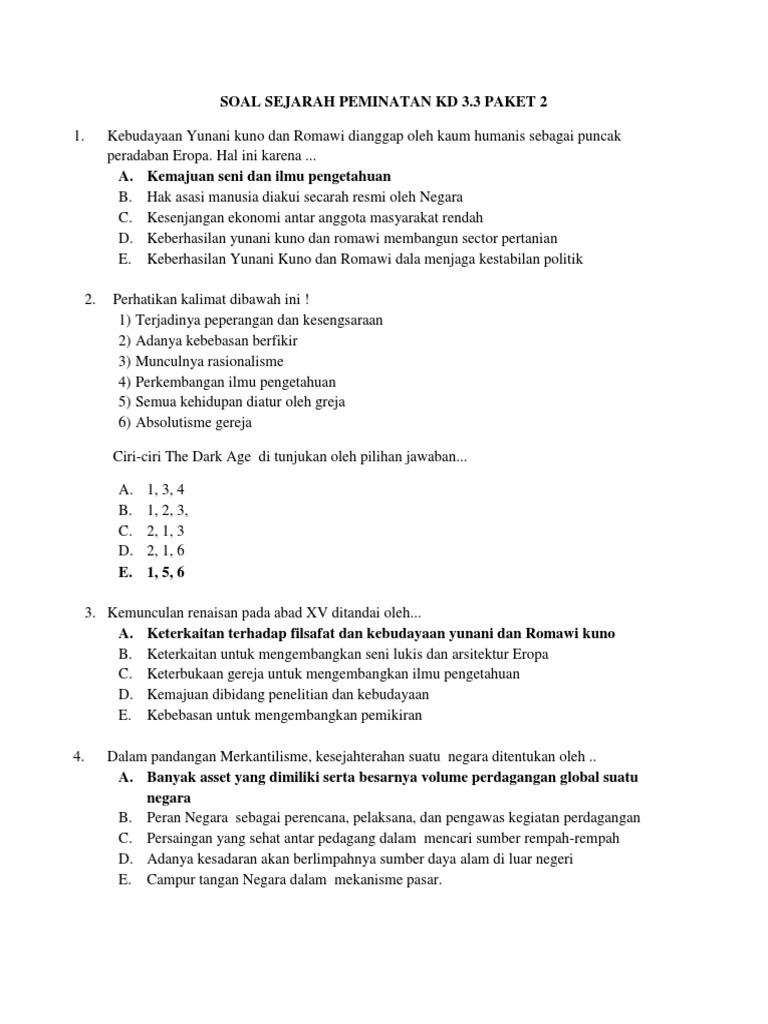 Sejarah Kelas Xi Kd 3 4