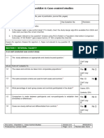 Sign-Checklist For Case Control Studies