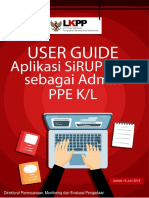 User Guide SiRUP Sebagai Admin PPE KL Tambah Statistik