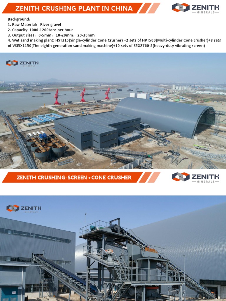 ZENITH 1000-1200tph Crushing Project in China | PDF