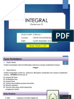 Pertemuan 9 Integral-1